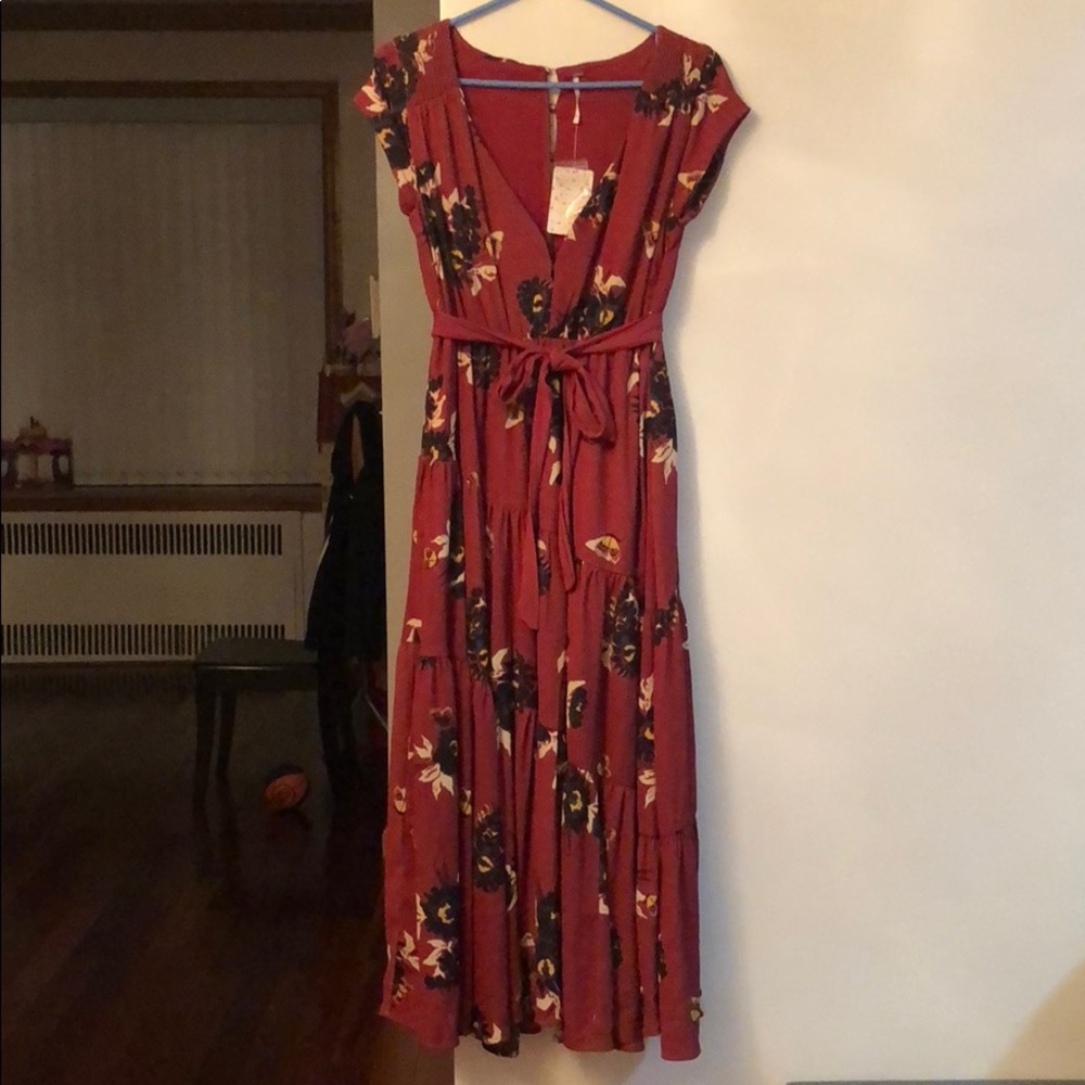 *NEW* Free People Boho Floral Swing Dress